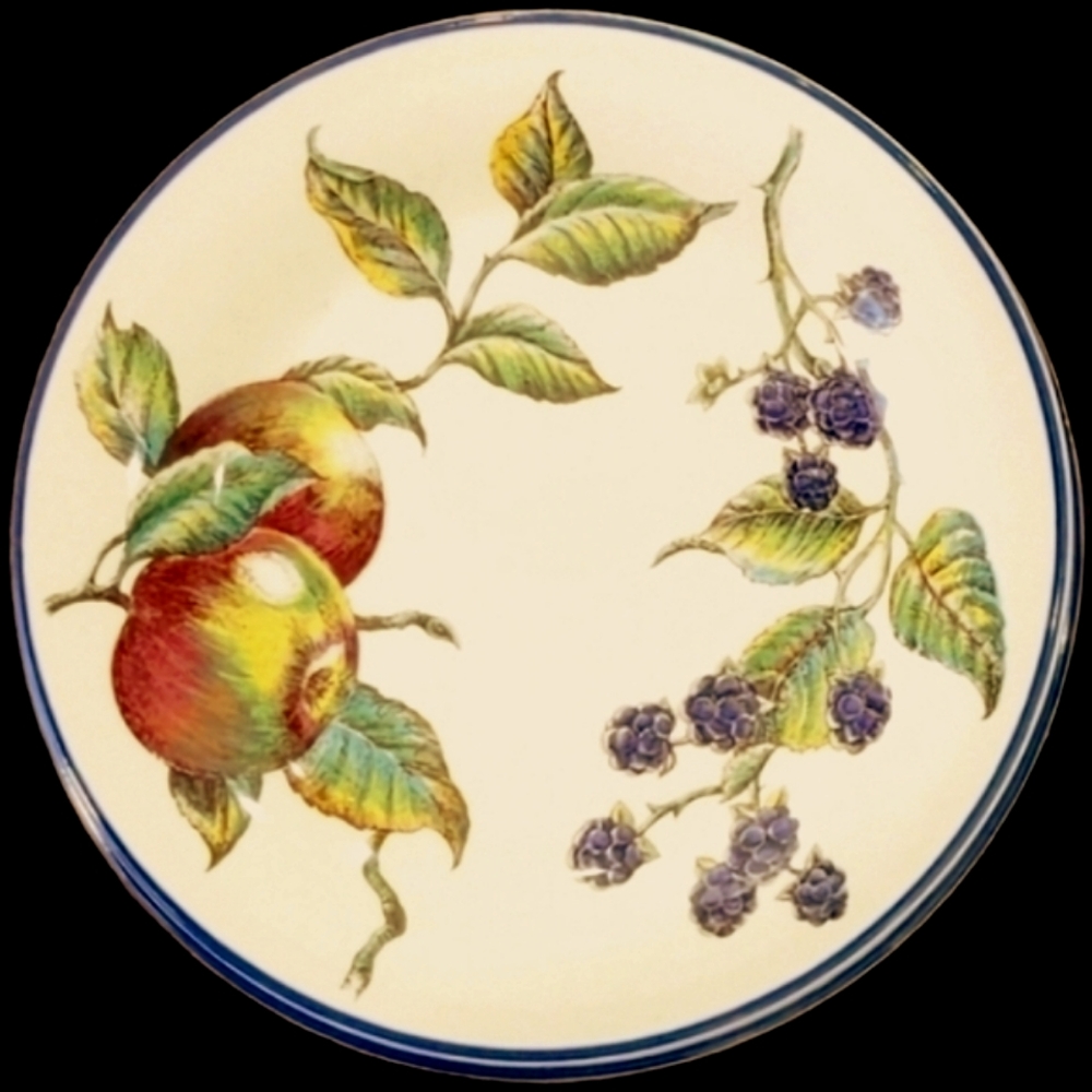 2 Pier 1 MINT Macintosh Salad Plates Dessert Plates Starter Plates 1990s 6 Total